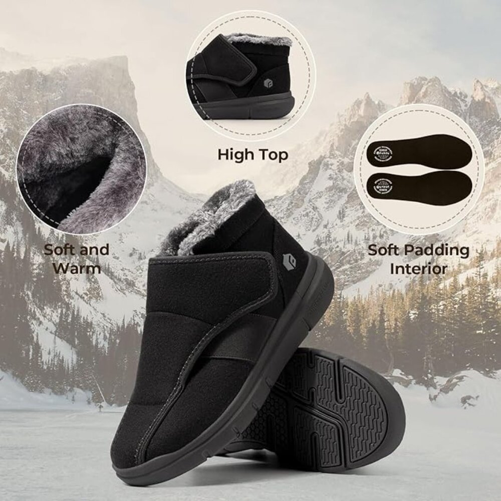 FitVille Adjustable Slip-on Boots for Women with Swollen Feet 9W - BRAND NEW!